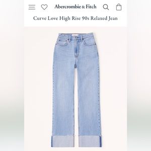 Curve Love Mid Rise Baggy Jean